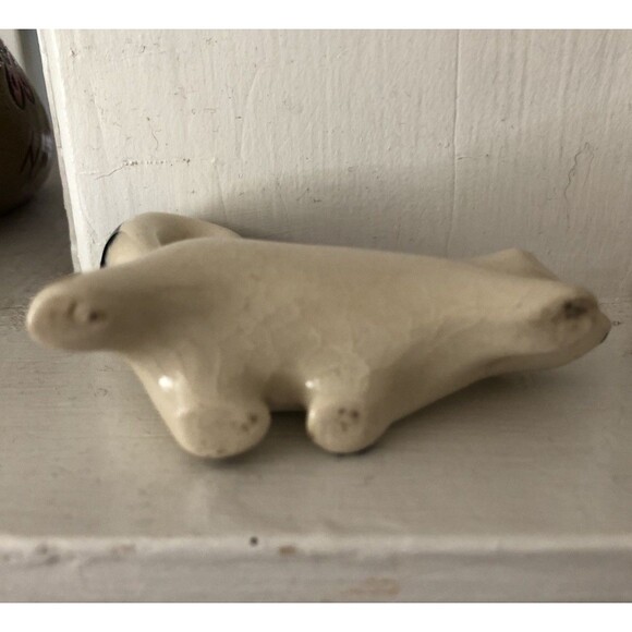 VINTAGE RIO HONDO CALIFORNIA ART POTTERY MINIATURE WALKING SKUNK 2.5" PLANTER - Picture 6 of 7